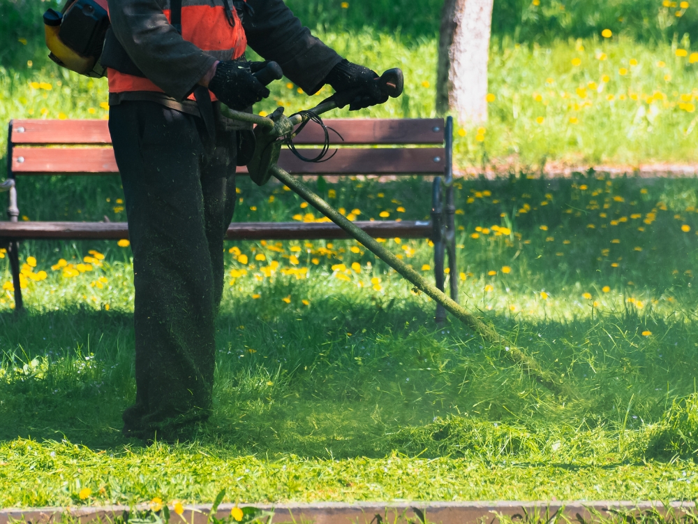 máy cắt cỏ bị sặc xăng